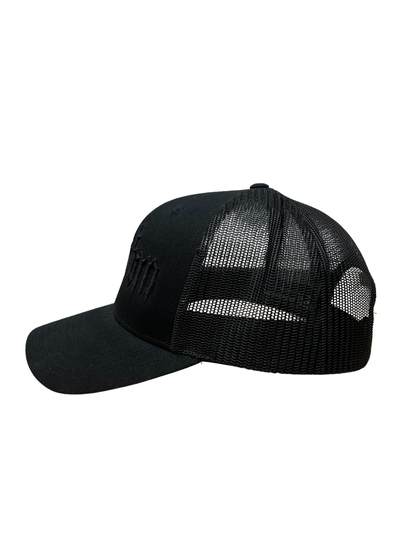 PHXNTOM TRUCKER HAT - BLACK & BLACK