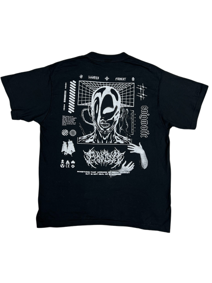 ILLUSION TEE - BLACK & CHROME