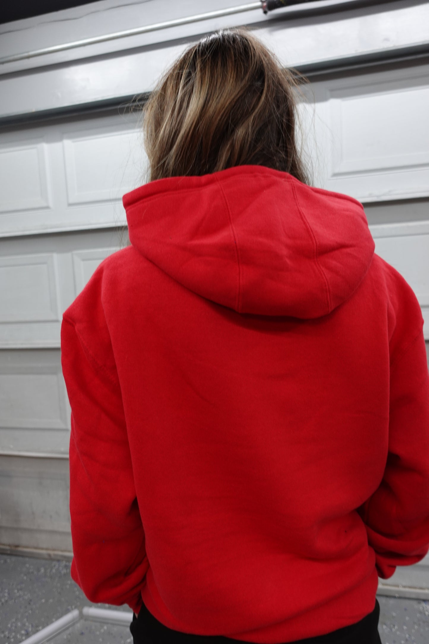 LOGO HOODIE - RED & BLACK