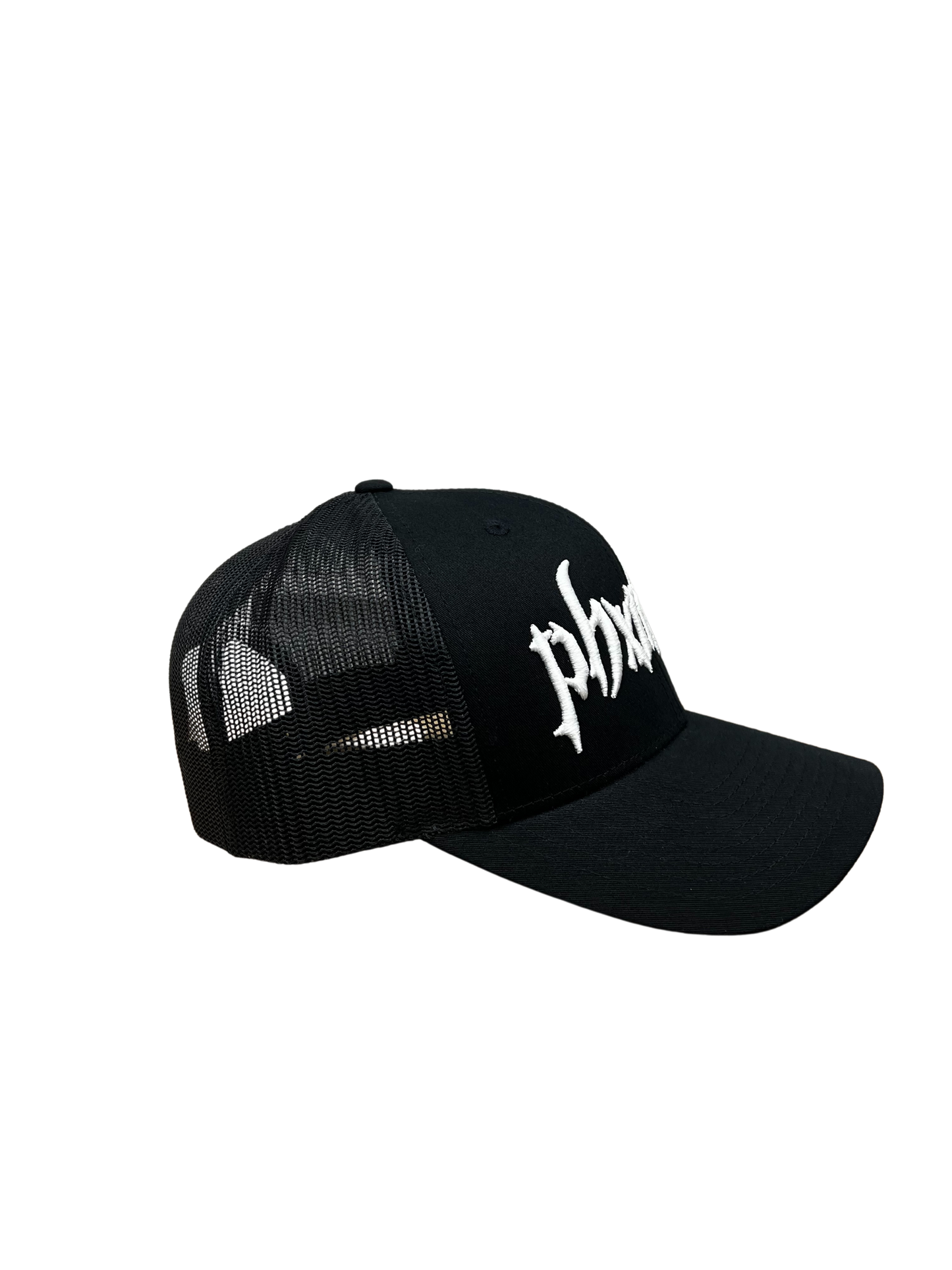 PHXNTOM TRUCKER HAT - BLACK & WHITE