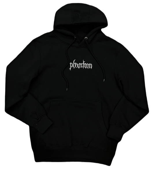 LOGO HOODIE - BLACK & WHITE