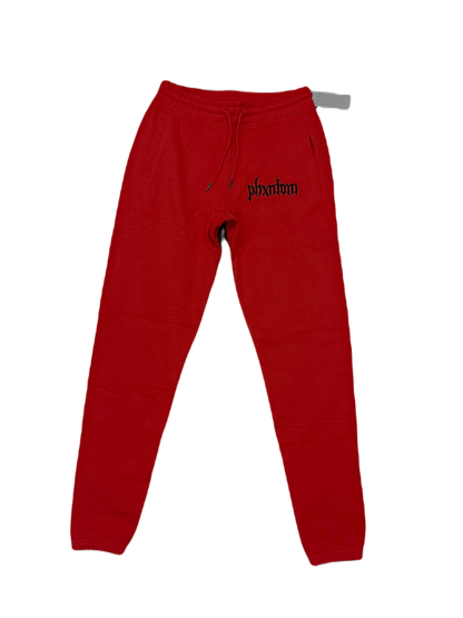 LOGO SWEATS - RED & BLACK